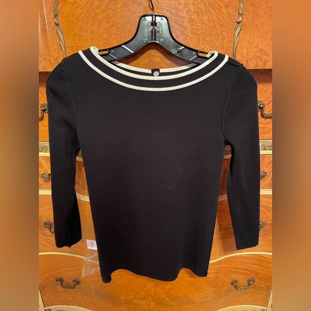 Black and White Women's Top